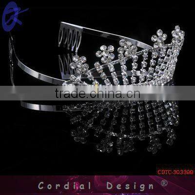 Alloy Tiara Crown With Many Small Wintersweet