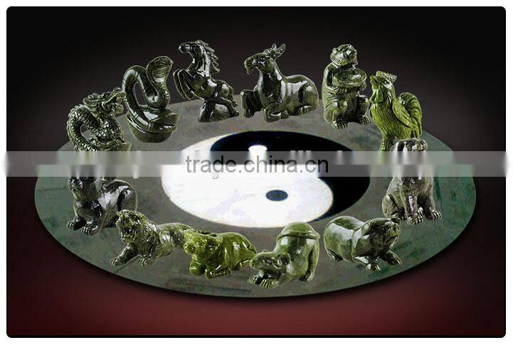 Auspicious Jade Feng Shui monkey , monkey statue