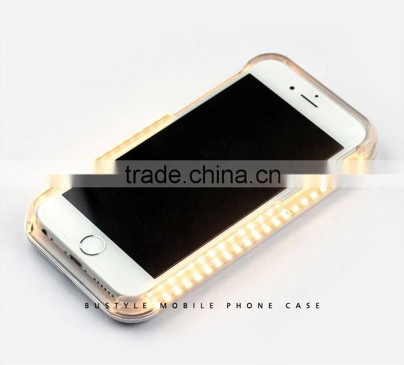 3d printer best quality LED lumee mobile phone case for iphone 6s case for lg g2 light up phone case for lg g stylo ls 7