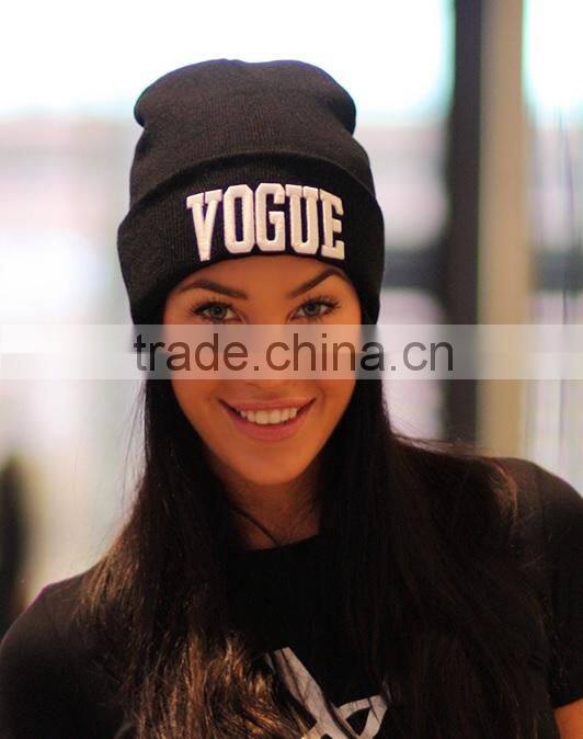 Pom Pom OEM Jacquard Pattern Beanie Hats Wholesale,Custom Knit Acrylic Beanie