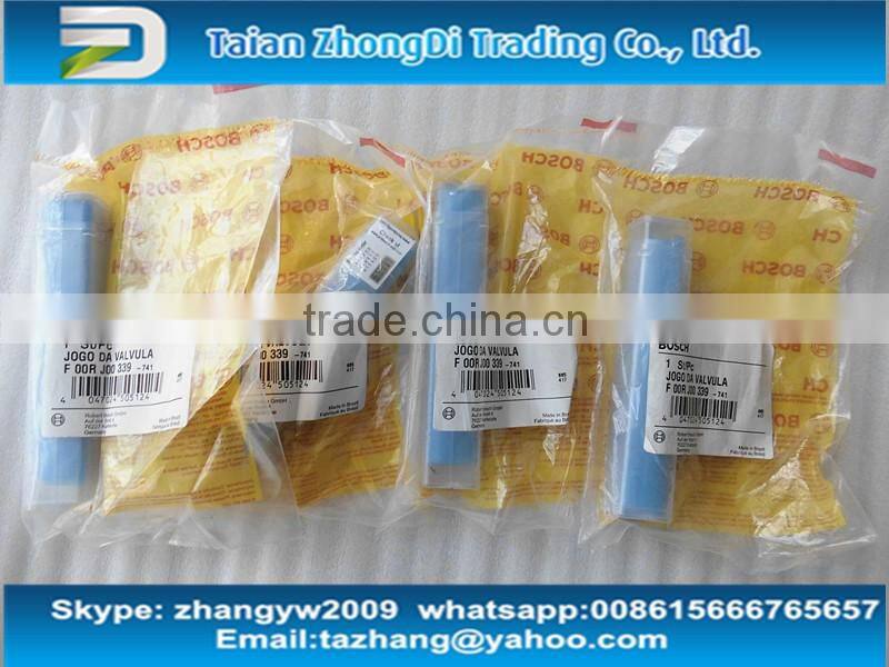 Bosch F 00R J00 339 Common rail injector valve F00RJ00339 for hot sale