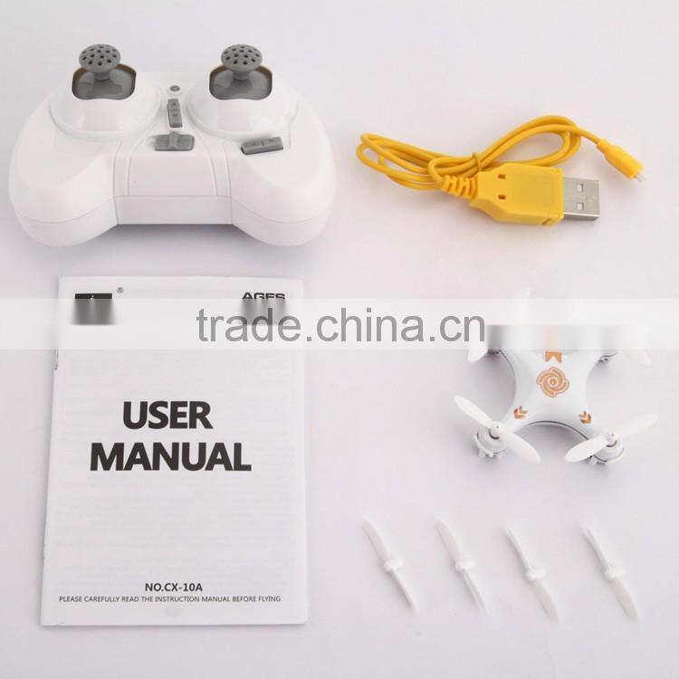 Hot selling special design mini nano drone cx10 quad cx-10 quadcopter rc mini drone with hd camera and gps