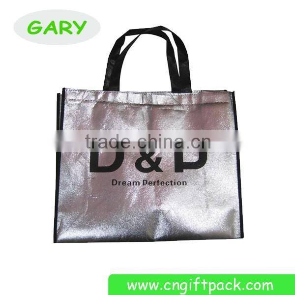 Silver Non Woven Garment Bag Non Woven Laminated Bag with Logo