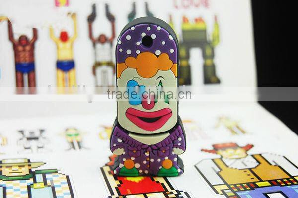 2013 the best-selling mini-figures design silicone USB cover