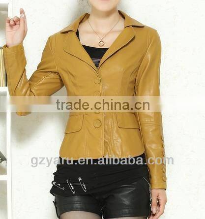Women Leather Jackets in China / Leather Jackets Guangzhou
