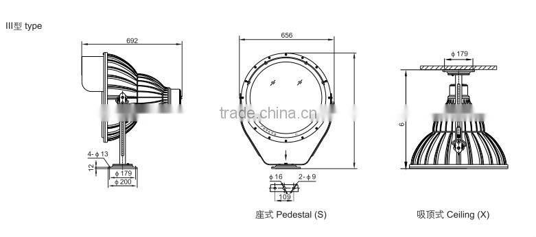 explosion proof flameproof light fitting floodlight
