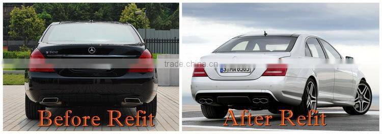 style muffler for w221