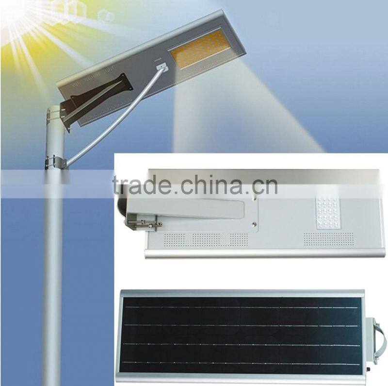 Monocrystaline silicon integrated 100w solar street light