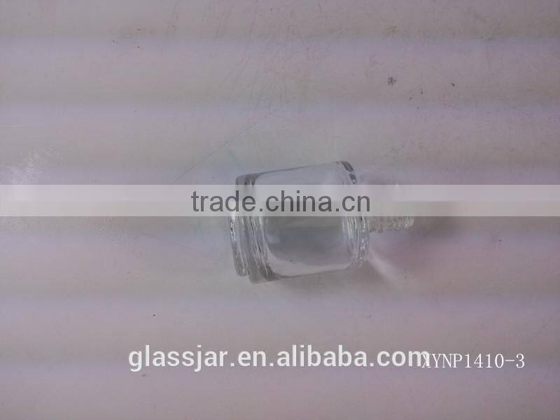 20ML clear nail polish bottle + Cap + Brush