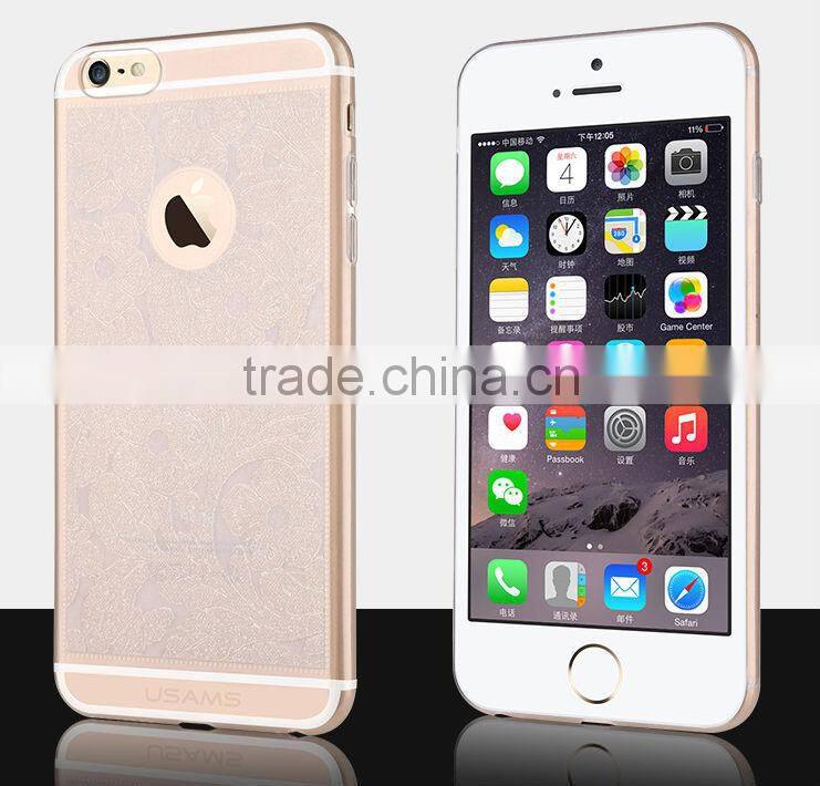 USAMS brand flower tpu case for iphone 6