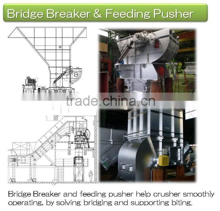 Low cost bestselling garbage rubber crusher made in Japan