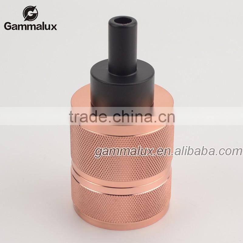 Vintage Lampholder E27 Listed Red Copper Lamp Holder Aluminium Bulb Socket