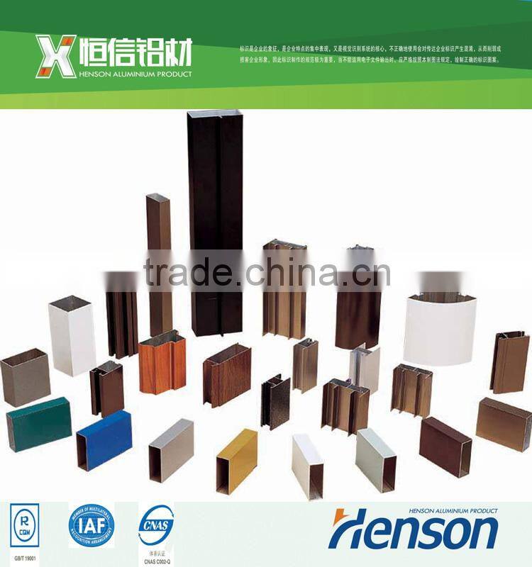 Aluminium profiles for windows and doors