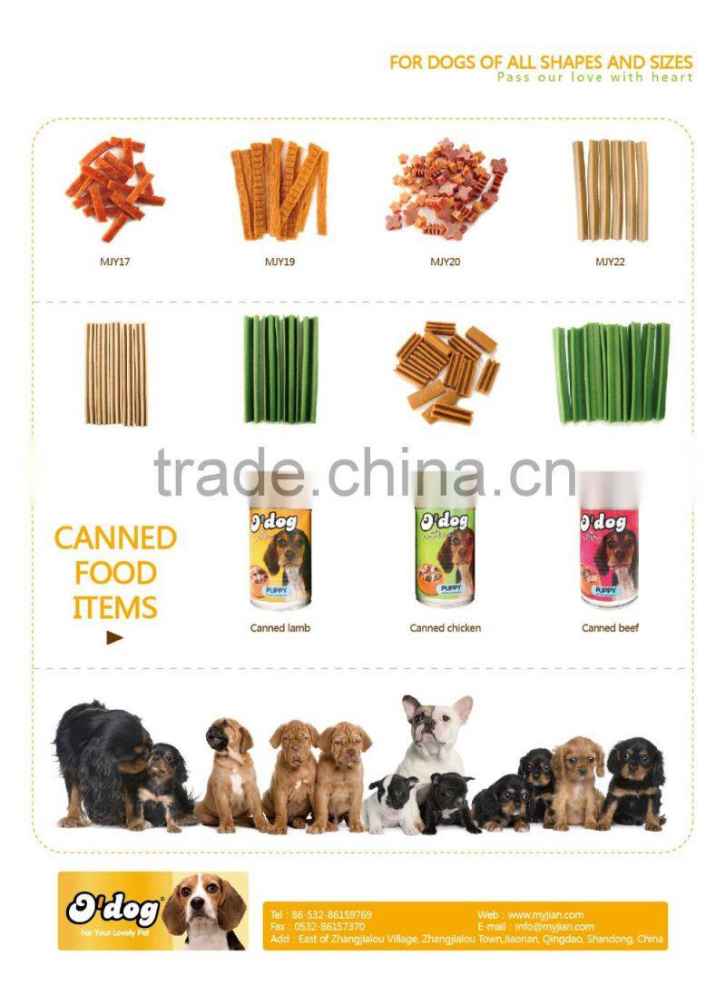 dog chewy MJY14 dry brand Pets Food and dogs dental chew treats snacks