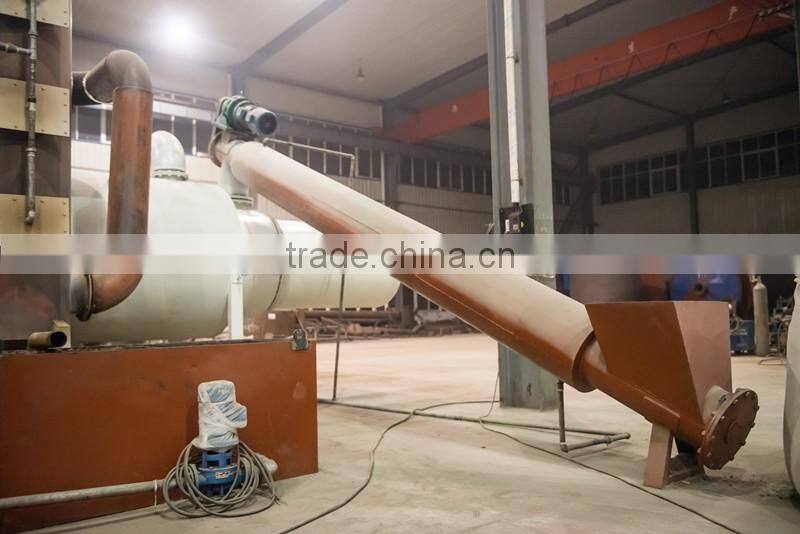 Continuous system scrap rubber oil extraction pyrolysis machines