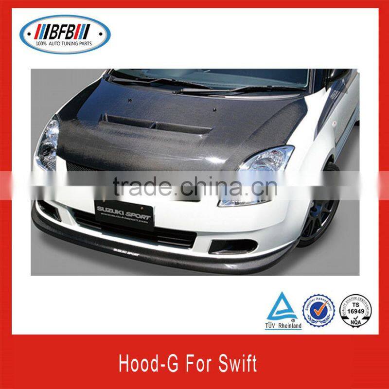HOODS FOR SWIFT E-G ENGINE CARBON FIBER HOOD COVER 2008-2012