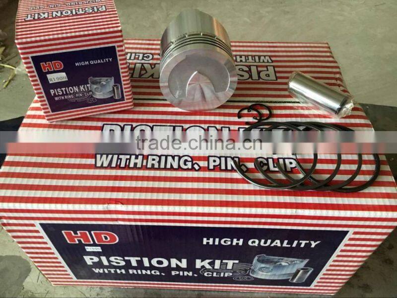 R190N Piston kit for Machinery diesel engine spare parts