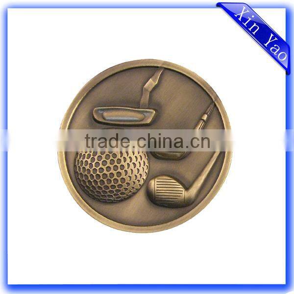 High quality customized copper 3D medal