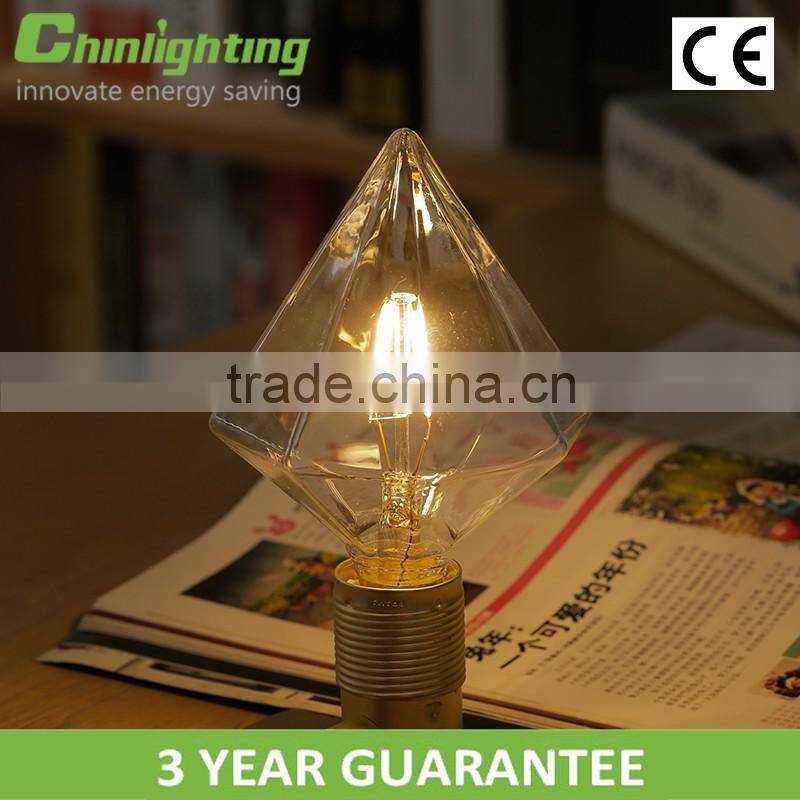2016 hottest item Diamond Led filamet e27 led bulb 4W led bulb light
