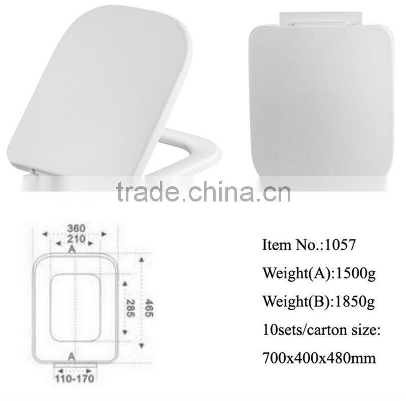 heated adjustable plastic wc seat cover-1057