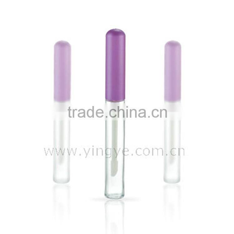 Silver shiny custom cute min lipgloss container