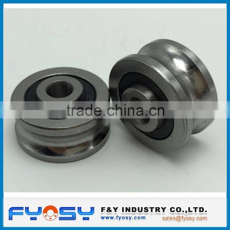 SG15 U groove track roller bearing 5X17X8MM guide bearing guide wheel bearing U groove bearing