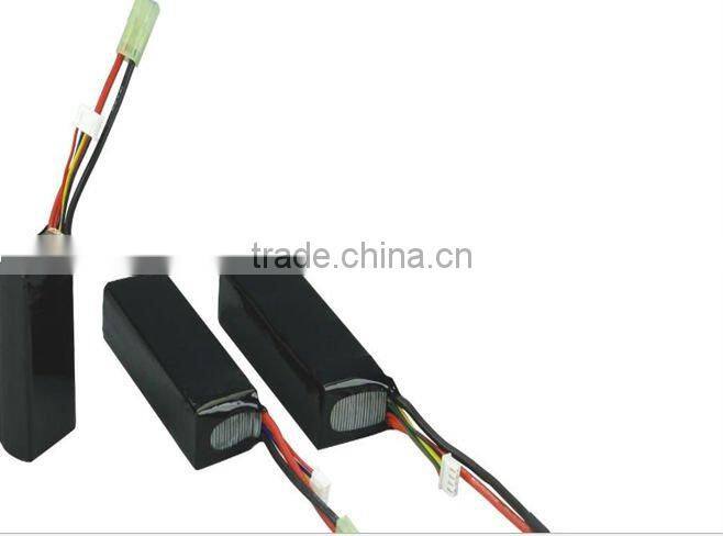 RC cars/boats/airplanes high rate Lipo Battery Pack 7.4V 5000mAh 35C