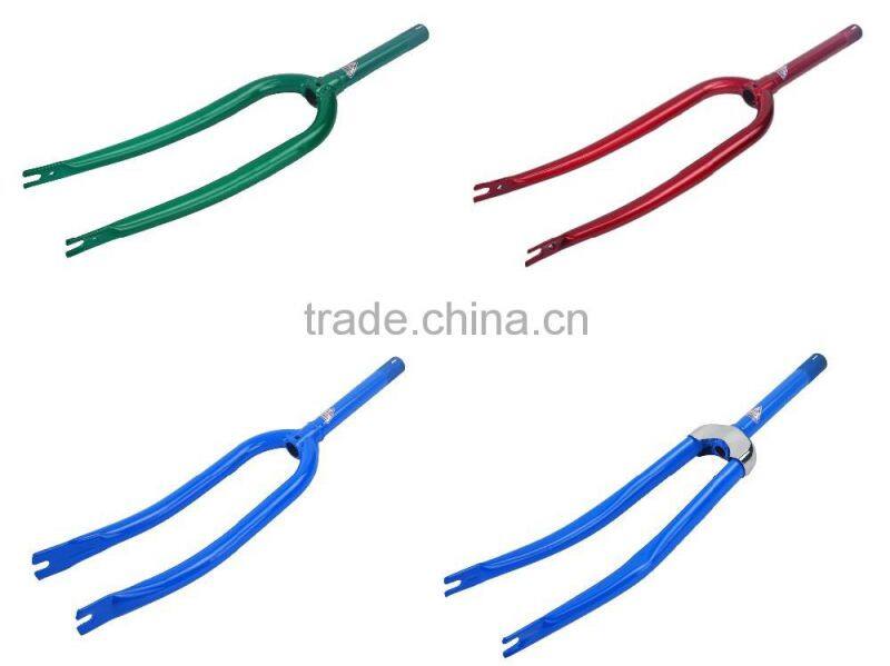 hot sale high quality competitive price colorful durable fixed gear aluminum alloy bicycle front forks bicycle parts