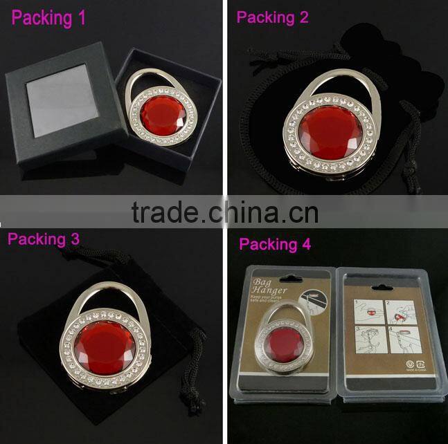 magnetic folding metal bag hanger