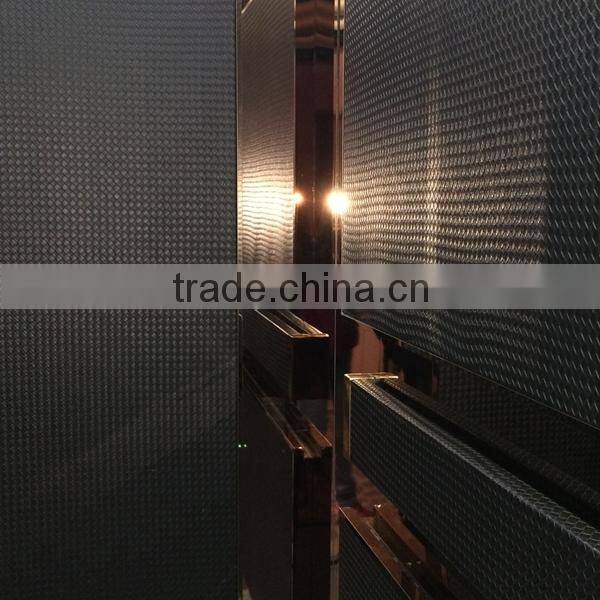 Fashion design PVC leather for wallpaper decoration usage also can use at home