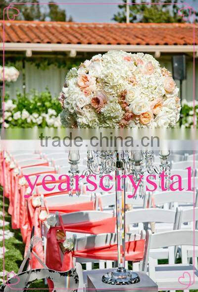 decorative crystal table candlestick wedding