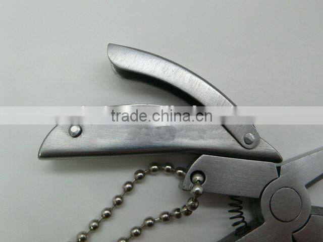 OEM mini folding multitool blades fishing pliers cutting plier UD06043