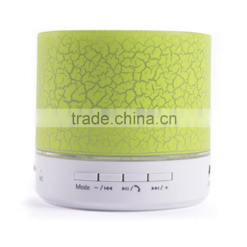 subwoofer with Colorful Mini Portable wireless metal LED bluetooth speaker