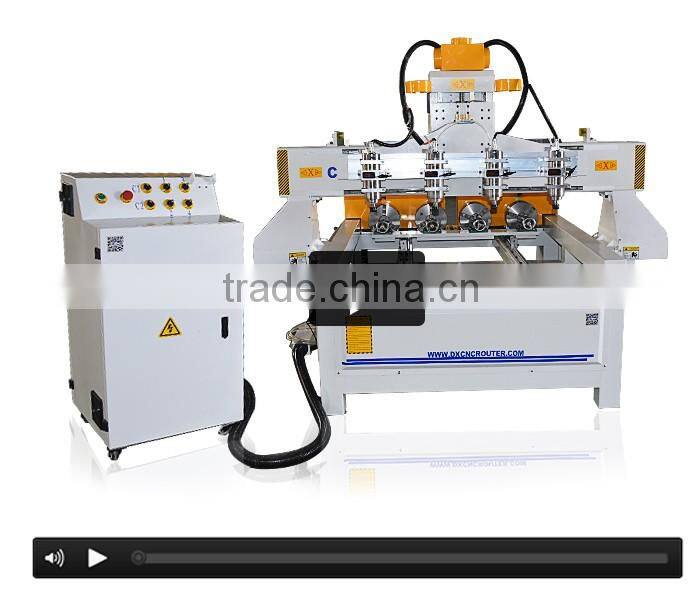 ELE 0809 3d wood carving cnc router with rotary , cnc router engraving machine multi rotary
