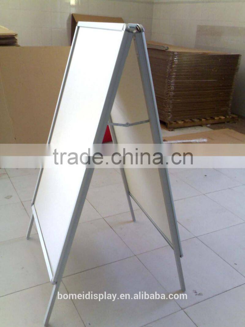 Portable windproof waterproof pavement sidewalk poster stand