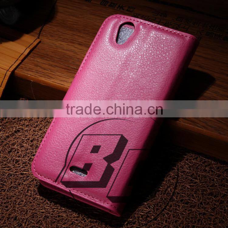 Top Selling Durable Flip Wallet Style Magnetic Flip Stand PU Leather Case For Wiko Birdy luxury leather case fast delivery