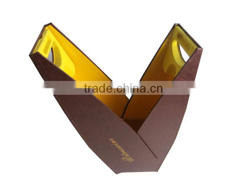 Wholesale Strong and upscale wine packaging box / single bottle wine box for sale