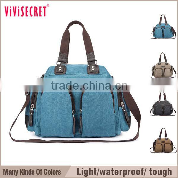 vivisecret Outdoor Sports Casual Canvas Backpack Crossbody Sling Bag Shoulder Bag Chest Bag for Men