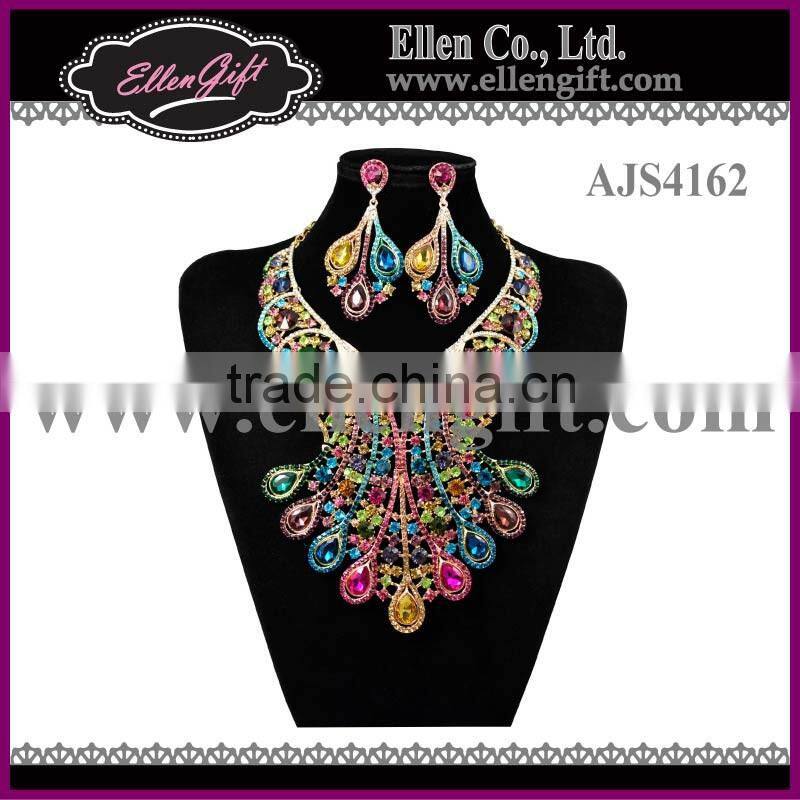 New Crystal Costume Jewelry Set AJS4162