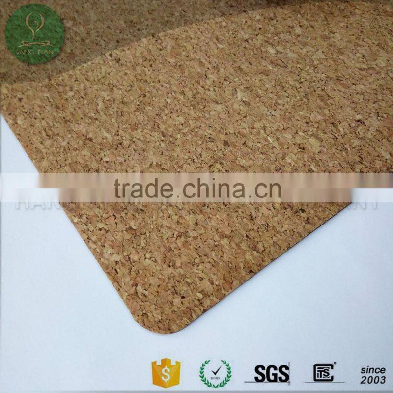 New premium products 2016 durable fashion anti slip eco cork yoga mat eco printed