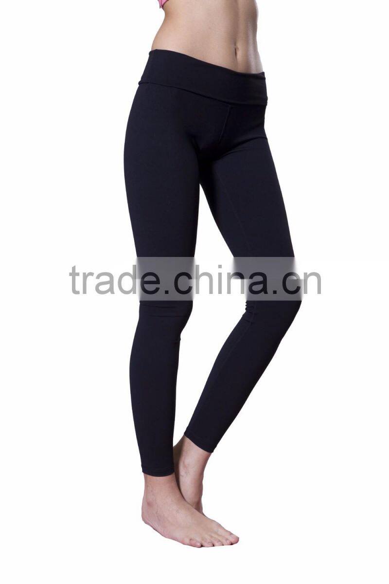 Manufacture Factory Custom Design Nylon Spandex Women Sportswear Workout Fitness Long Leggings