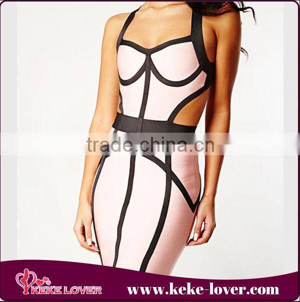 wholesale 2015 fashion lady strapless neoprene dress side open vestido casual dress sexy mini women dress