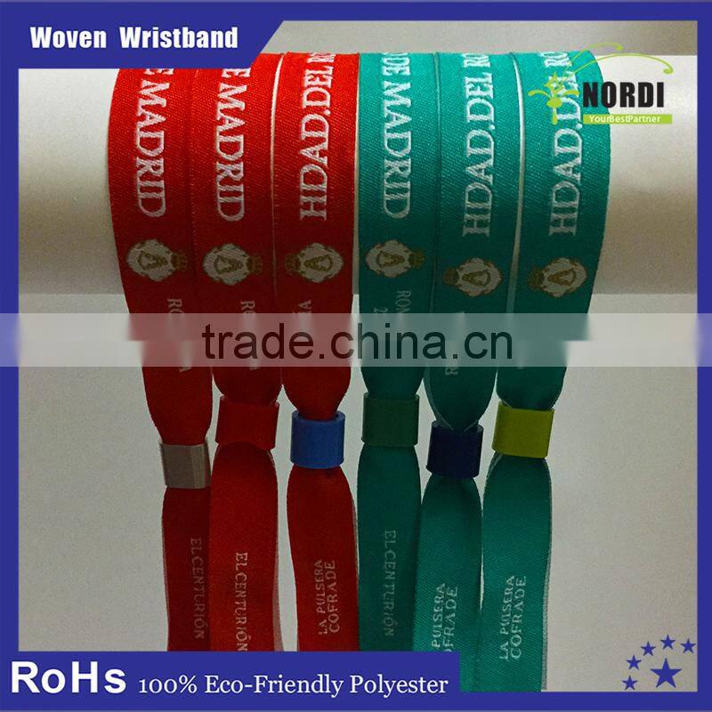 100% quality assurance Custom woven wristband for events/Wristband/Wrist band