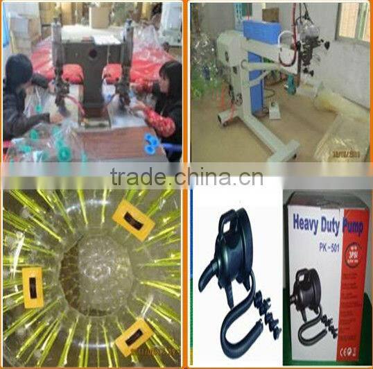 Popular 100% TPU inflatable color zorb ball