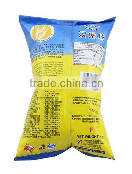 good price potato chips packing bags with tear notch