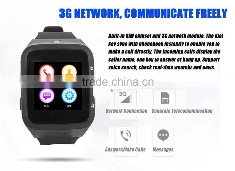 New Arrival Android Smart Watch with GPS with 3G SIM card slot WIFI Bluetooth