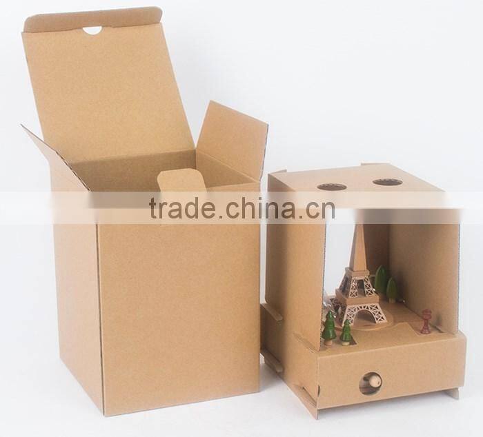 London's Big Ben Moving Wooden Nature Gift Musical Box