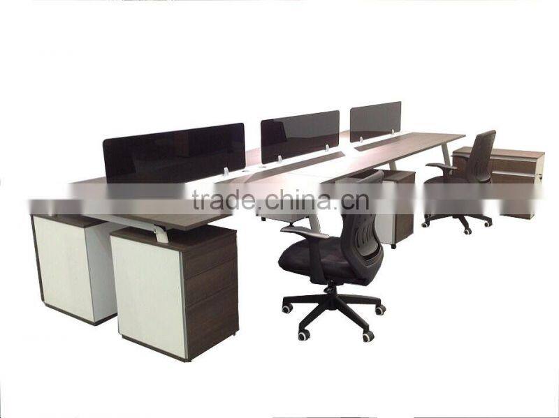 High Quality and Practical Design 4 Seater Office Workstation Office Table