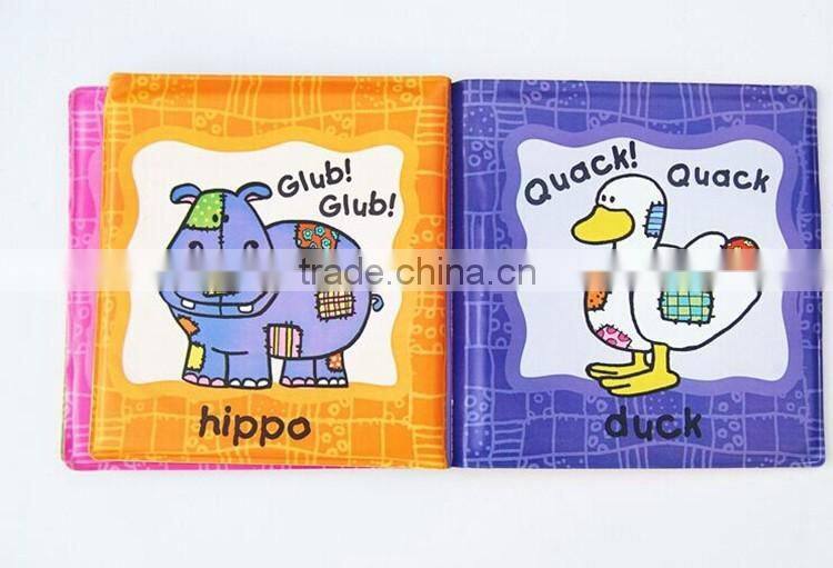 Custom design baby toy soft PVC waterproof bubble baby bath book