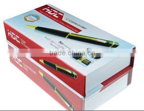 Hidden pen camera HD 720P mini pen drive voice recorder with sd card